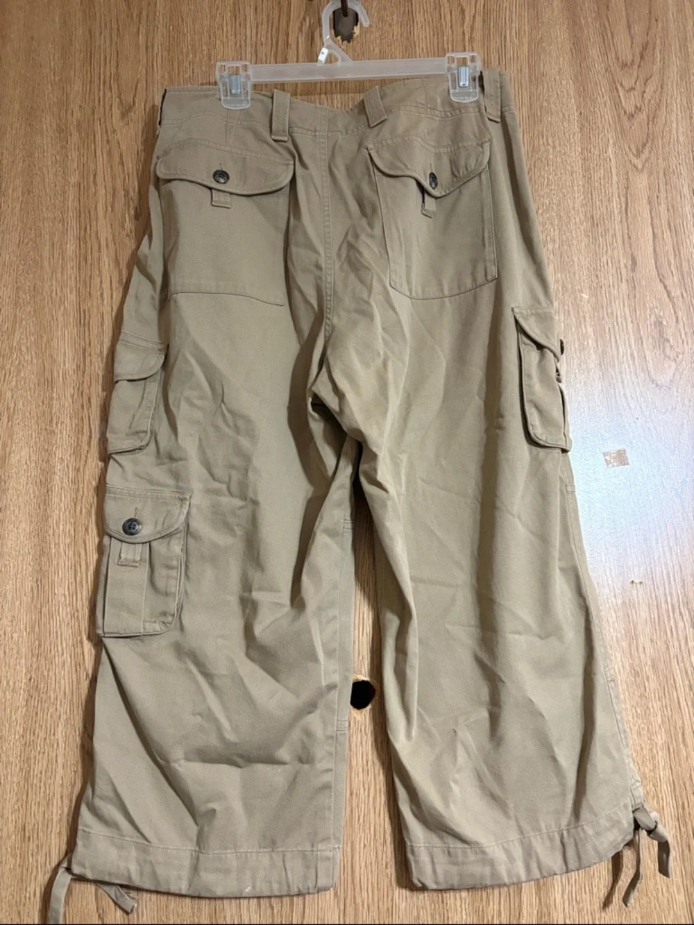 Ralph Lauren Neutral Tan Capris with Green Label